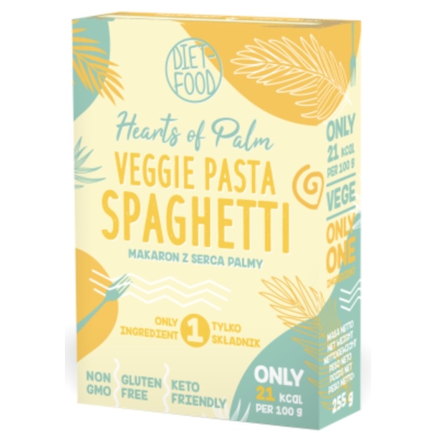 Vegetariški spagečiai iš palmių makaronų širdelės 255 g