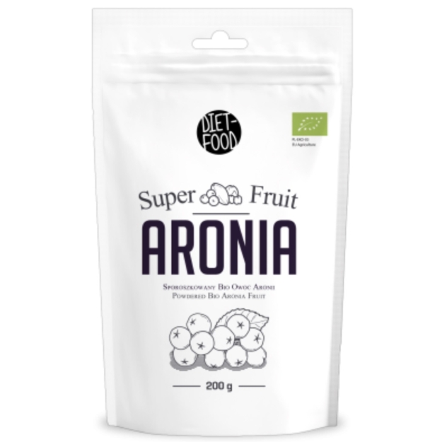 Diet Food Bio Aronia 200 g paveikslėlį Diet Food Bio Aronia 200 g nuotrauka