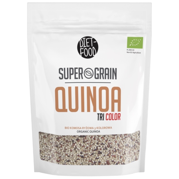 Diet Food Bio Kvinoja Tricolor 400 g bilde Diet Food Bio Kvinoja Tricolor 400 g fotogrāfija