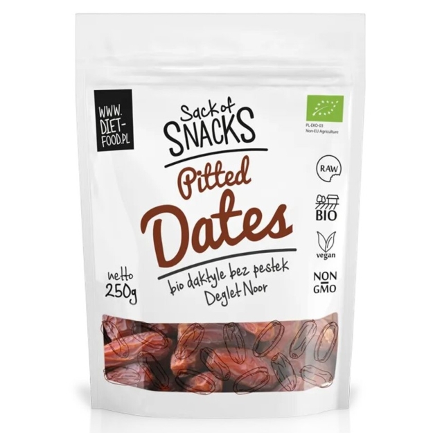 Diet Food Bio Nuluptos datulės 250 g Diet Food Bio Nuluptos datulės 250 g