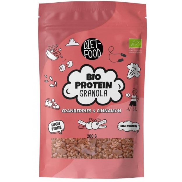 Granola spanguolės ir cinamonas 200 g