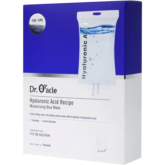 Dr. Oracle Recipe Mask Sejas maska ar hialuronskābi 10 gab bilde Dr. Oracle Recipe Mask Sejas maska ar hialuronskābi 10 gab fotogrāfija