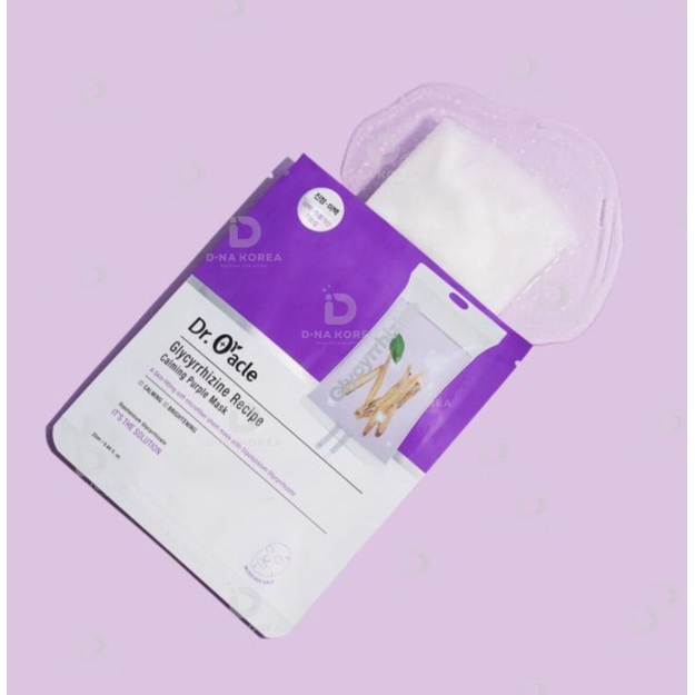 Dr. Oracle Recipe Mask Glycyrrhizine Recipe Purple Mask 10 pc picture Dr. Oracle Recipe Mask Glycyrrhizine Recipe Purple Mask 10 pc photo