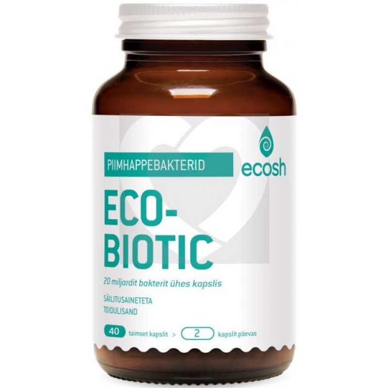 Ecosh Ecobiotic probiootikumid 40 vege kapslit