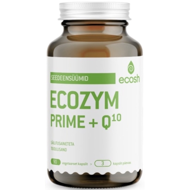 Ecozym prime + Q10 90 daržovių kapsulės