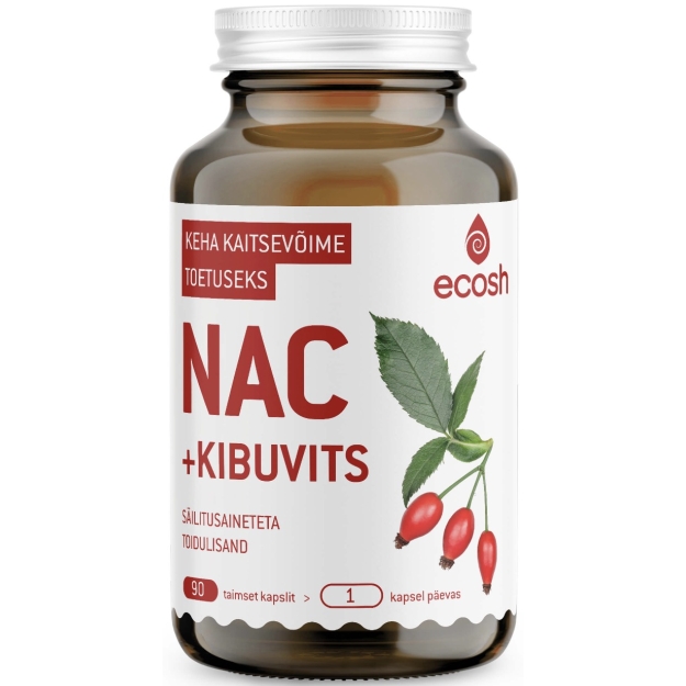 NAC + Rose hips 90 capsules