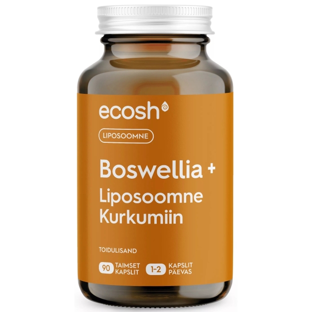 Ecosh Босвеллия + липосомальный куркумин 90 капсул картинка Ecosh Босвеллия + липосомальный куркумин 90 капсул фото