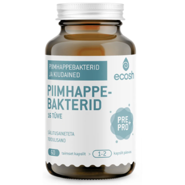 Pre + Pro Piimhappebakterid 16 Tüve 60 kapslit