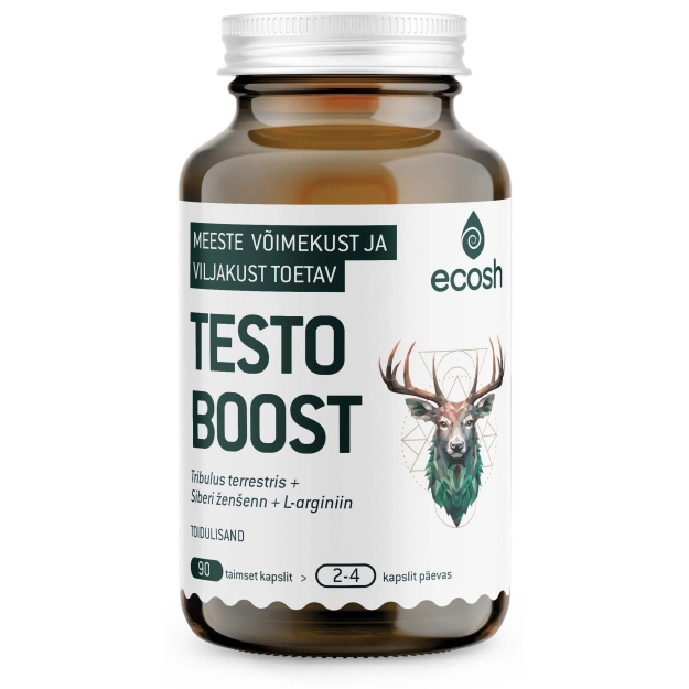 Ecosh Testoboost 90 kapslit pilt Ecosh Testoboost 90 kapslit foto