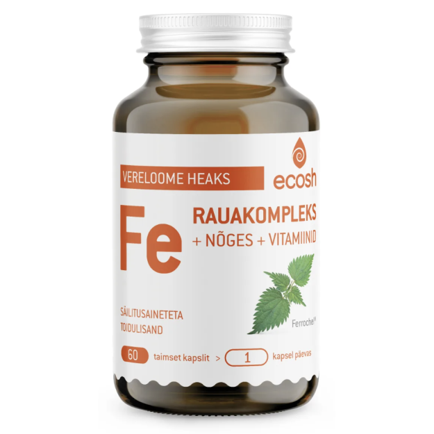 Raua kompleks + Nõges + Vitamiinid 60 kapslit