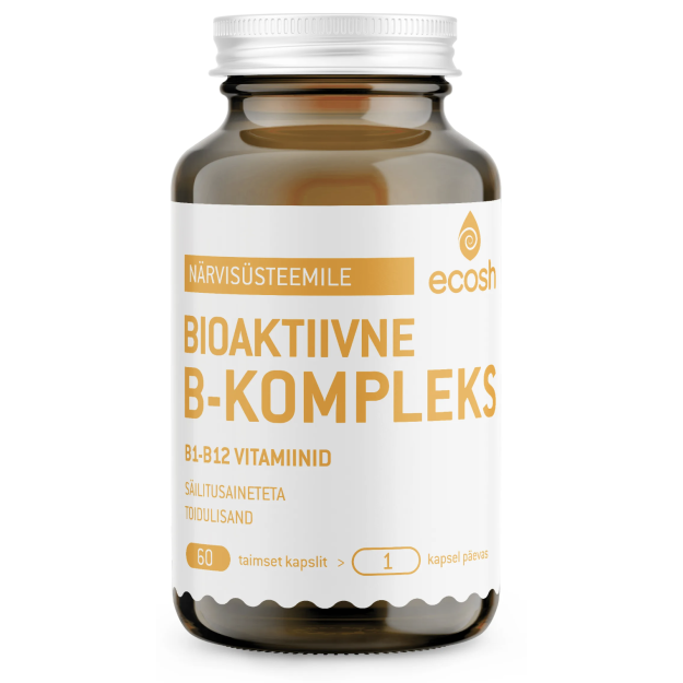 Ecosh Bioactive complex of B vitamins 60 capsules Ecosh Bioactive complex of B vitamins 60 capsules
