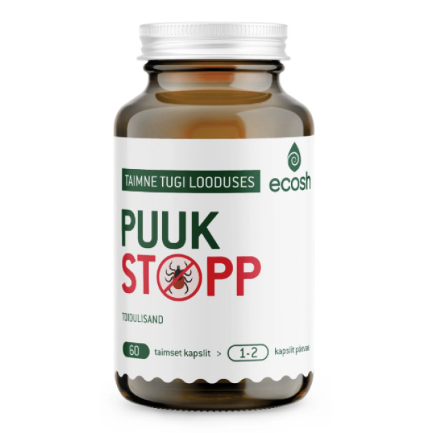 Ecosh Cistus + ķiploki (ērču aizsardzība) 60 vegānu kapsulas Ecosh Cistus + ķiploki (ērču aizsardzība) 60 vegānu kapsulas