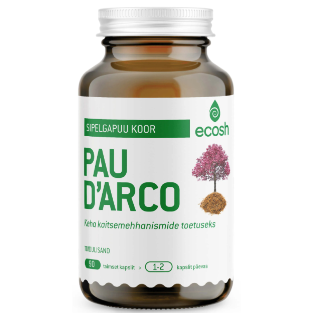 Pau d’Arco – skruzdžių medžio žievė 90 vege kapsulių