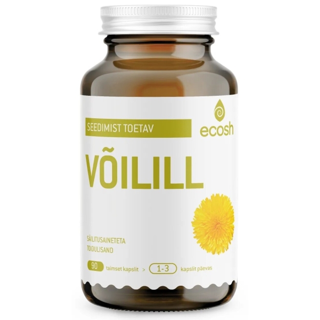 Ecosh Võilill 90 kapslit Ecosh Võilill 90 kapslit