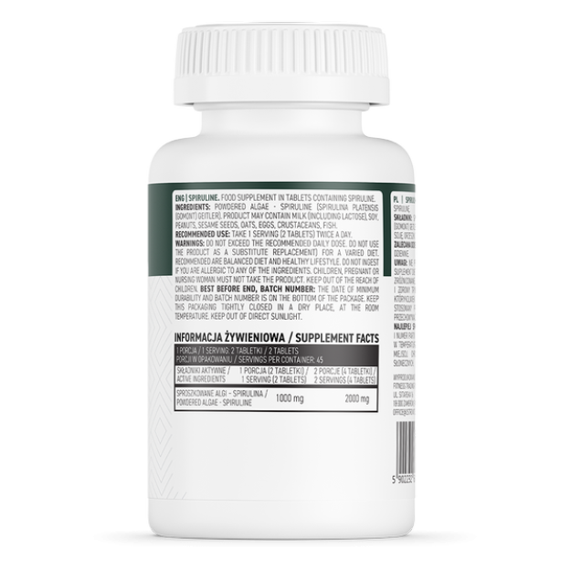 Ostrovit Spirulina 90 tabletti pilt Ostrovit Spirulina 90 tabletti foto