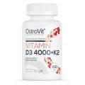 D3 vitamīna 4000 + K2 100 tabletes