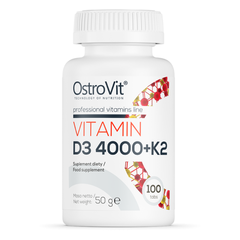 Ostrovit D3-vitamiini 4000 + K2 100 tabletti