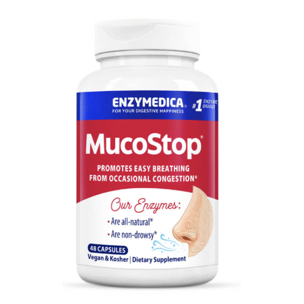 Enzymedica MucoStop 48 kapsulės Enzymedica MucoStop 48 kapsulės