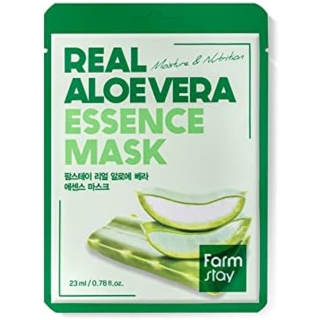 Farmskin Real Essence Lehtmask - Aloe Vera pilt Farmskin Real Essence Lehtmask - Aloe Vera foto
