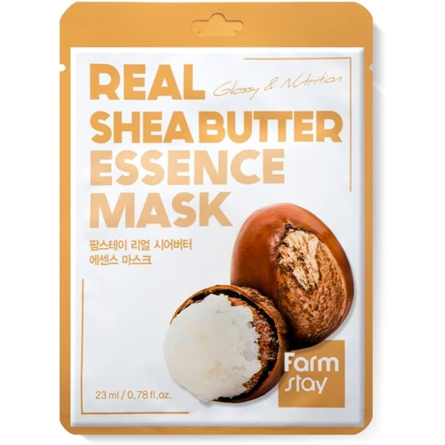 Farmskin Real Essence Тканевая маска для лица - Масло ши Farmskin Real Essence Тканевая маска для лица - Масло ши