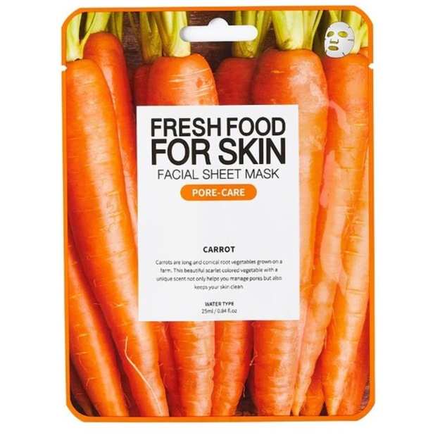 Farmskin Freshfood for skin veido kaukė - Morka Farmskin Freshfood for skin veido kaukė - Morka