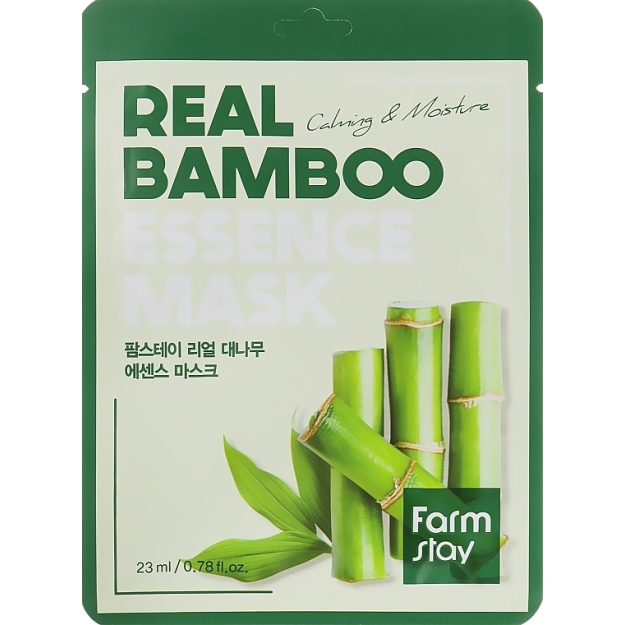 Farmskin Real Essence Lehtmask - Bambus pilt Farmskin Real Essence Lehtmask - Bambus foto