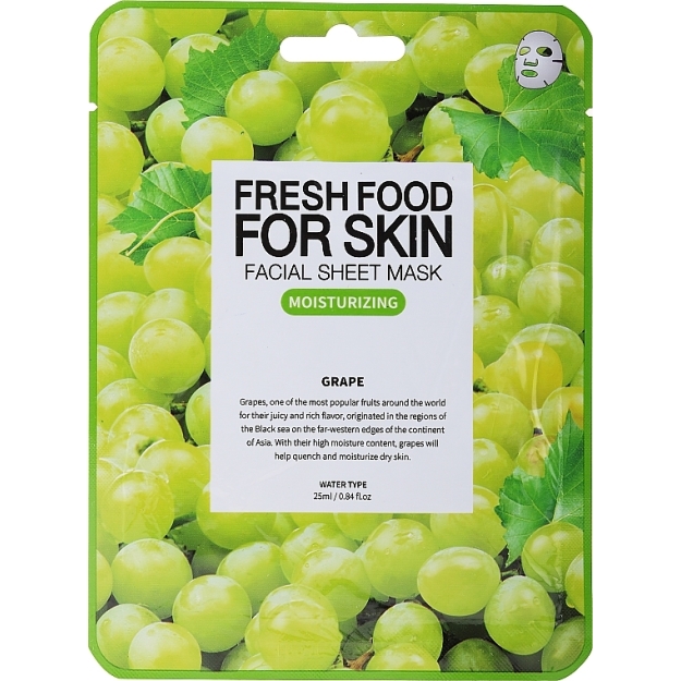 Farmskin Freshfood for skin Тканевая маска для лица - Виноград Farmskin Freshfood for skin Тканевая маска для лица - Виноград