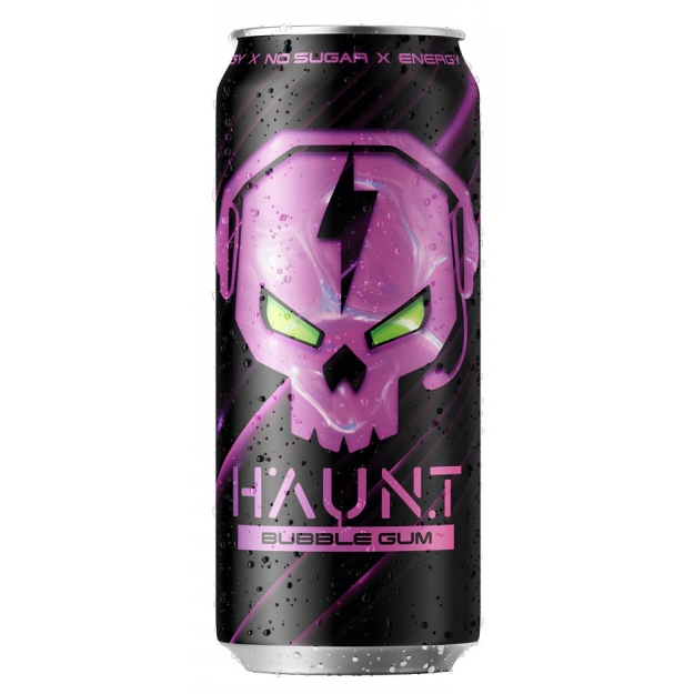 Fitness Food Factory Energiajook HAUNT 450 ml - Bubble Gum Fitness Food Factory Energiajook HAUNT 450 ml - Bubble Gum