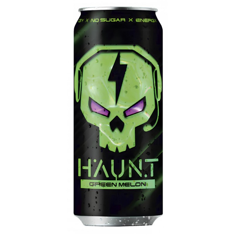 Fitness Food Factory Energinis gėrimas HAUNT 450 ml - Žalia melionas