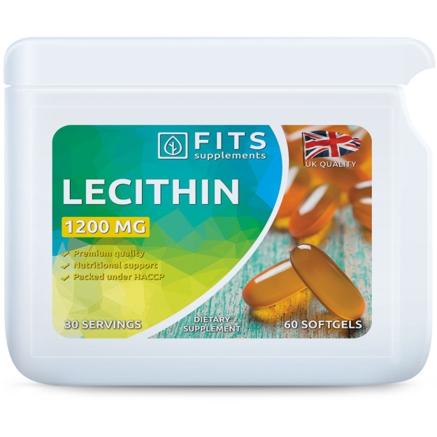 FITS Lecitīns 1200 mg kapsulas fotogrāfija