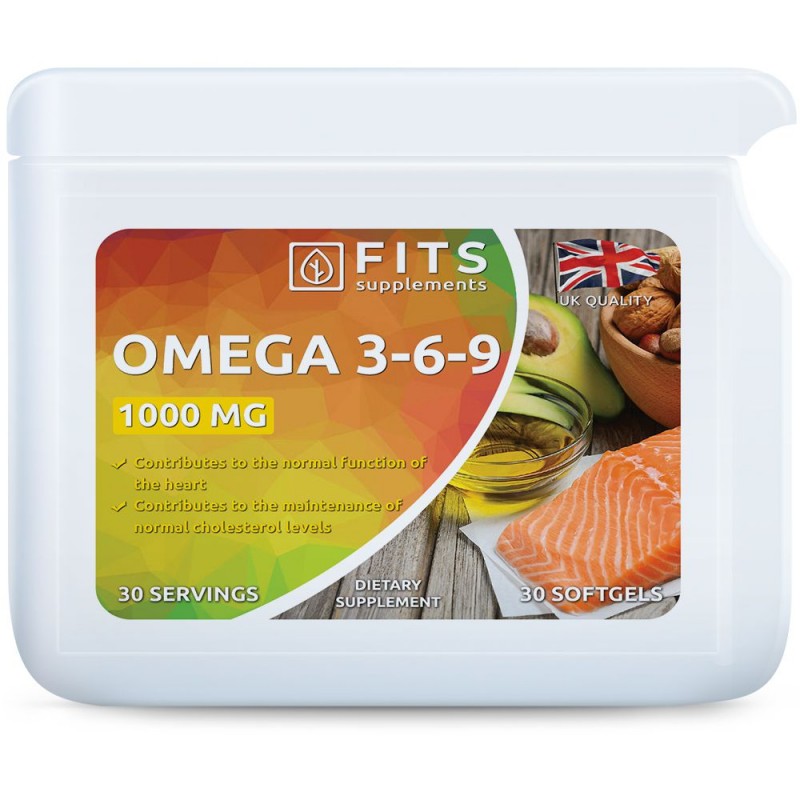 FITS Omega 3-6-9 1000 mg kapslid