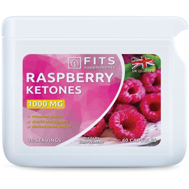 FITS Raspberry Ketones 1000mg capsules photo