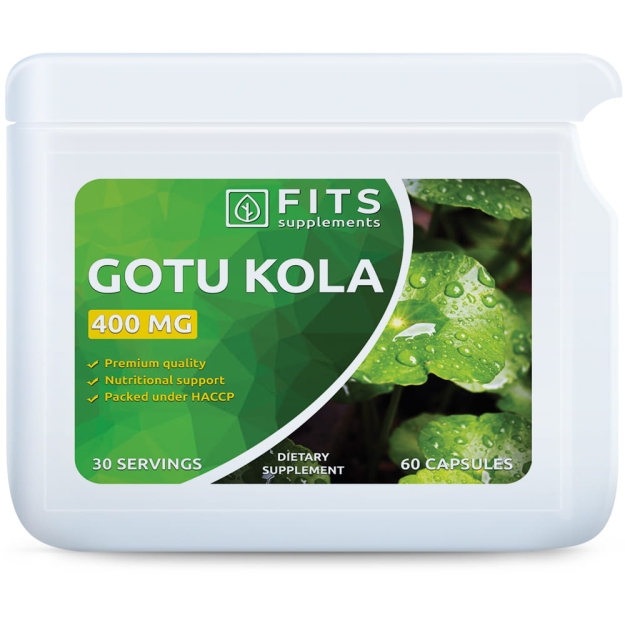 FITS Gotu Kola 400 mg kapsulės paveikslėlį FITS Gotu Kola 400 mg kapsulės nuotrauka