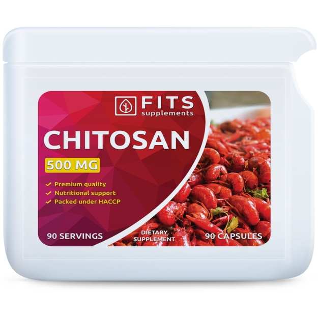 FITS Chitosan 500mg capsules photo
