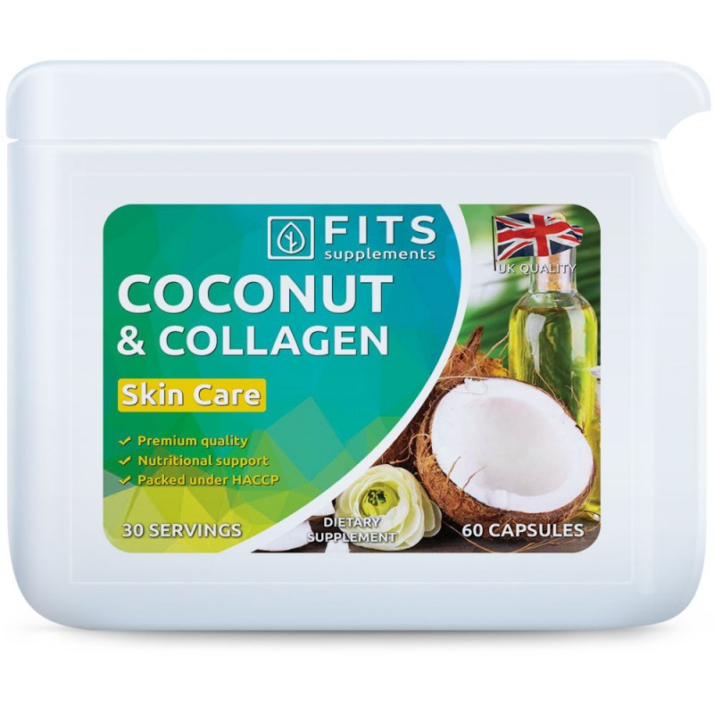 FITS Kollageenikapslid 500 mg kookosega