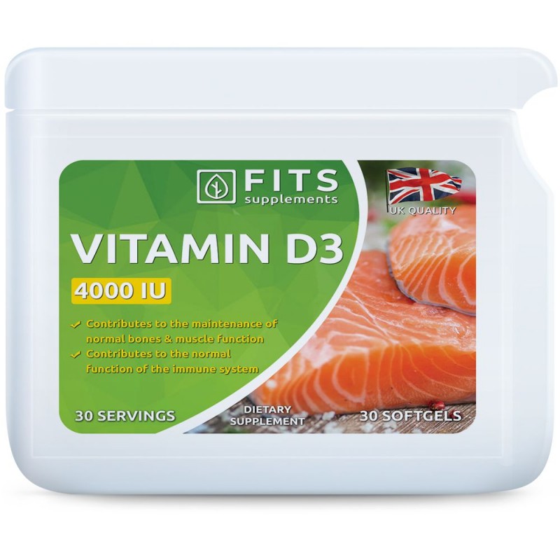 FITS D3-Vitamiin 100 mcg (4000IU) õlikapslid foto
