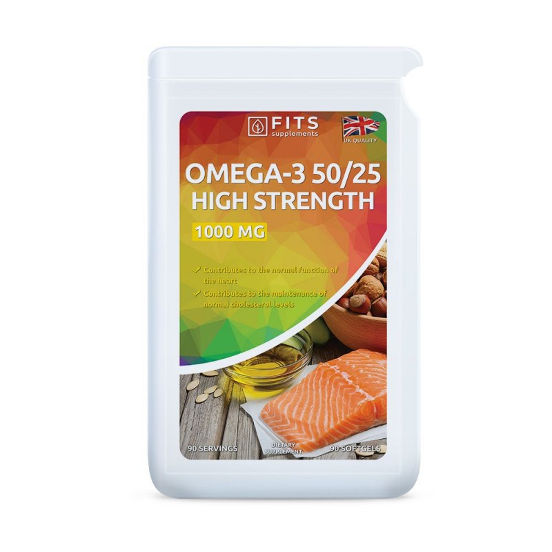 FITS Omega-3 High Strength EPA 500 mg DHA 250 mg kapslid N90