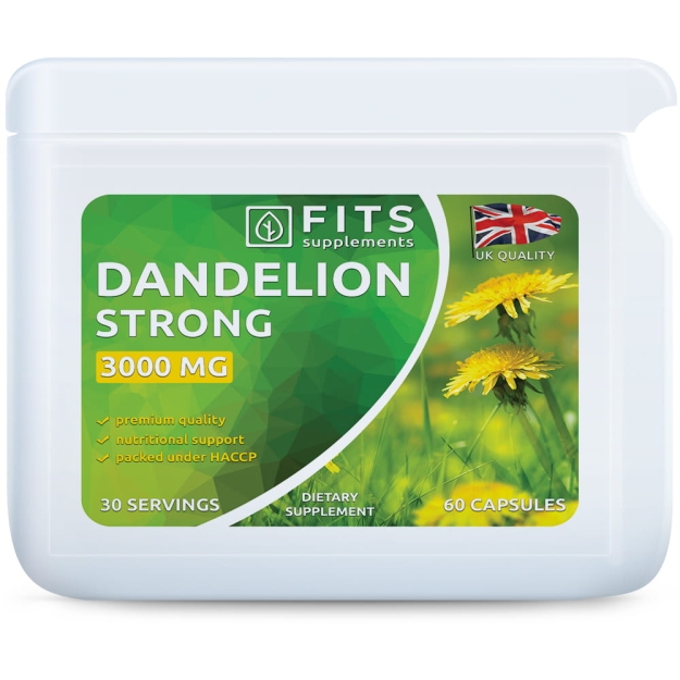 FITS Dandelion 3000mg capsules fotogrāfija