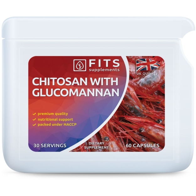FITS Chitosan & Glucomannan capsules fotogrāfija
