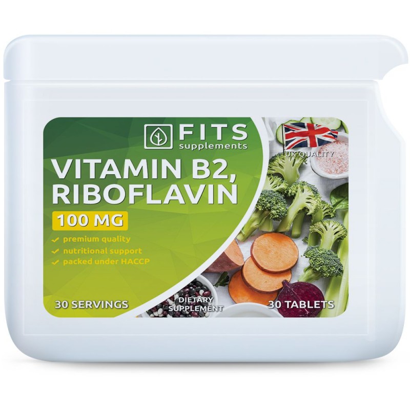FITS B2-Vitamiin riboflaviin 100 mg tabletid
