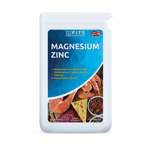 FITS Magnesium and Zinc tablets N180 fotogrāfija