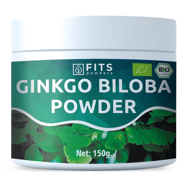 FITS Ginkgo Biloba 150g pulveris fotogrāfija