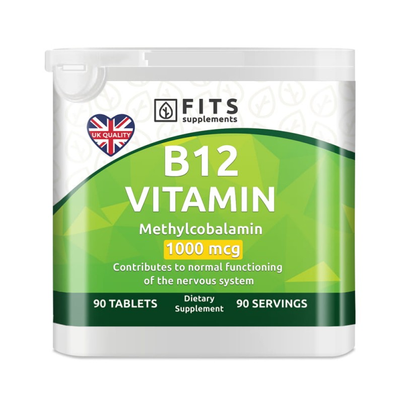 FITS B12-Vitamiin metüülkobalamiin 1000 mcg tabletid N90
