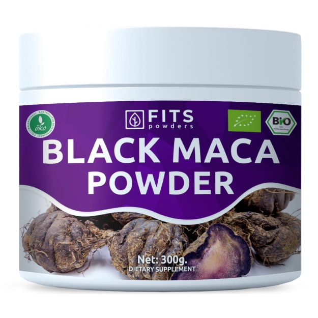 FITS BIO Organic Black Maca 300g powder photo