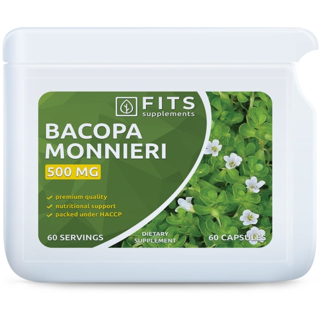 Bacopa Monnieri 500mg kapsulės