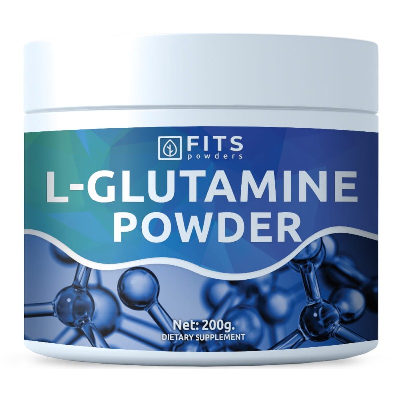FITS L-Glutamiin 200 g pulber