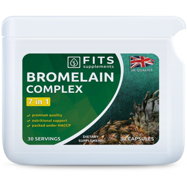 FITS Bromelain 7 in 1 Complex capsules picture FITS Bromelain 7 in 1 Complex capsules photo