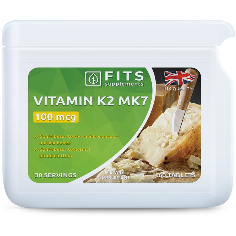 FITS K2-Vitamiin MK7 100 mcg tabletid foto
