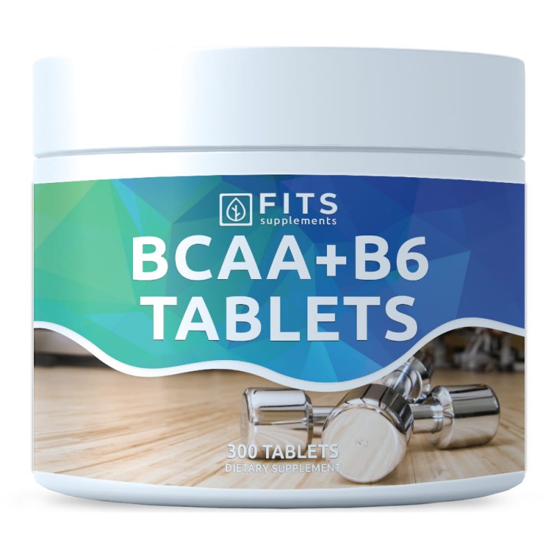 FITS BCAA Plus aminohapped B6-vitamiiniga tabletid N300