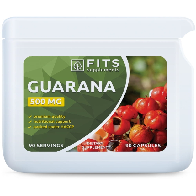 FITS Guarana 500mg 90 capsules photo